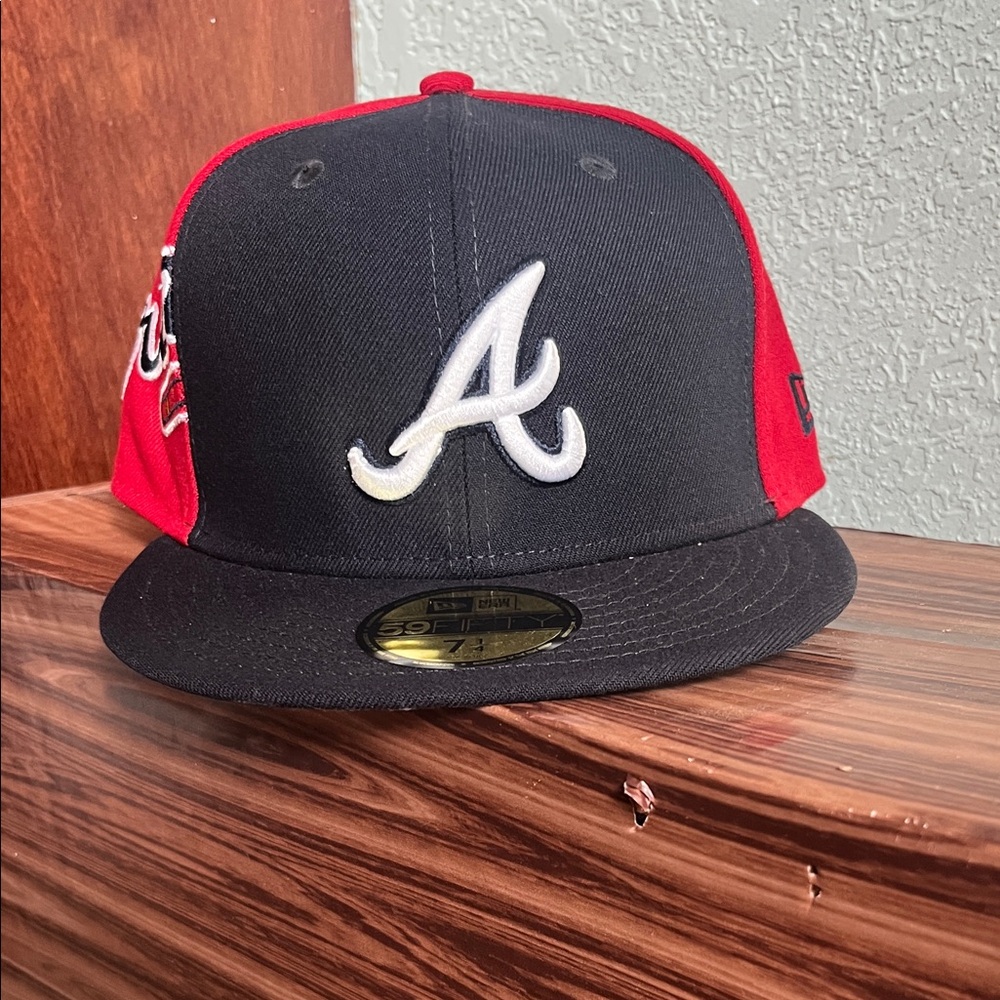 Atlanta Braves Red and Black Cap